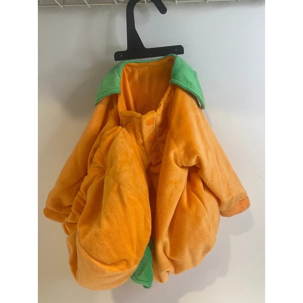 Infants Pumpkin Halloween Costume Size 0-6 Months
